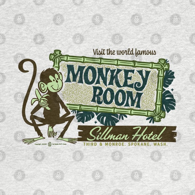 World Famous Monkey Room Vintage Spokane Washington by StudioPM71